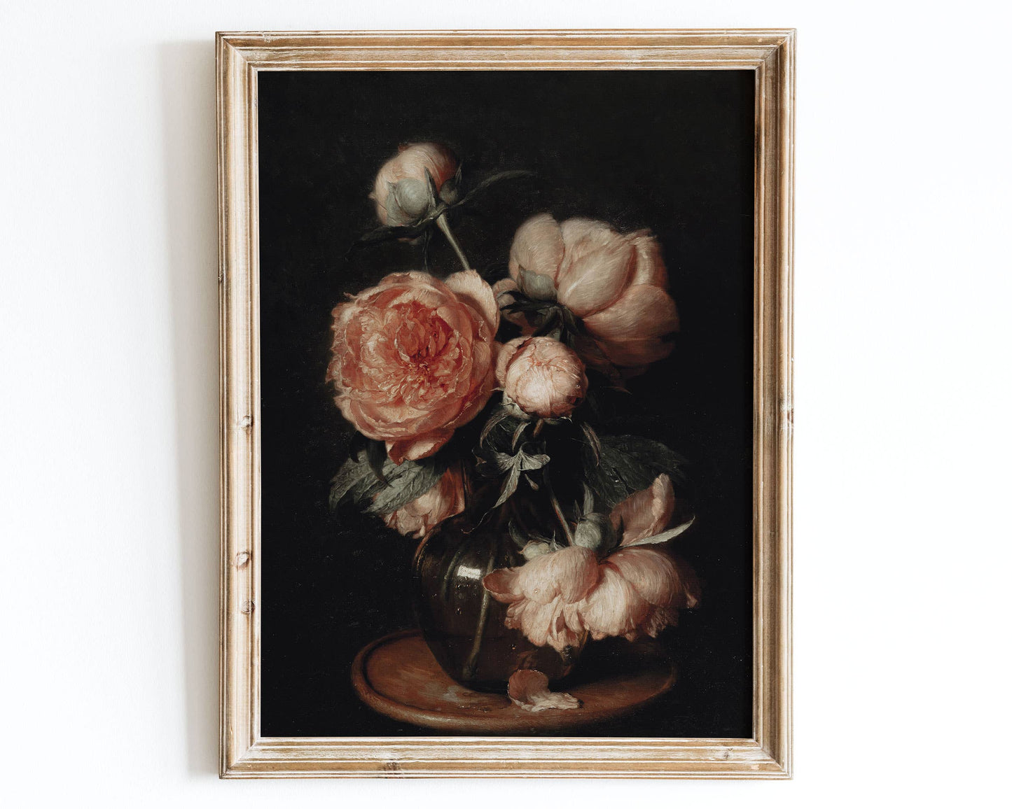 European Flowers Still Life Art Print 20x28 inches | Print Only