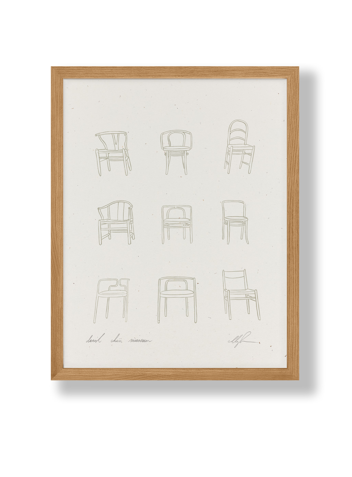 Danish Chair Museum - Artwork Print