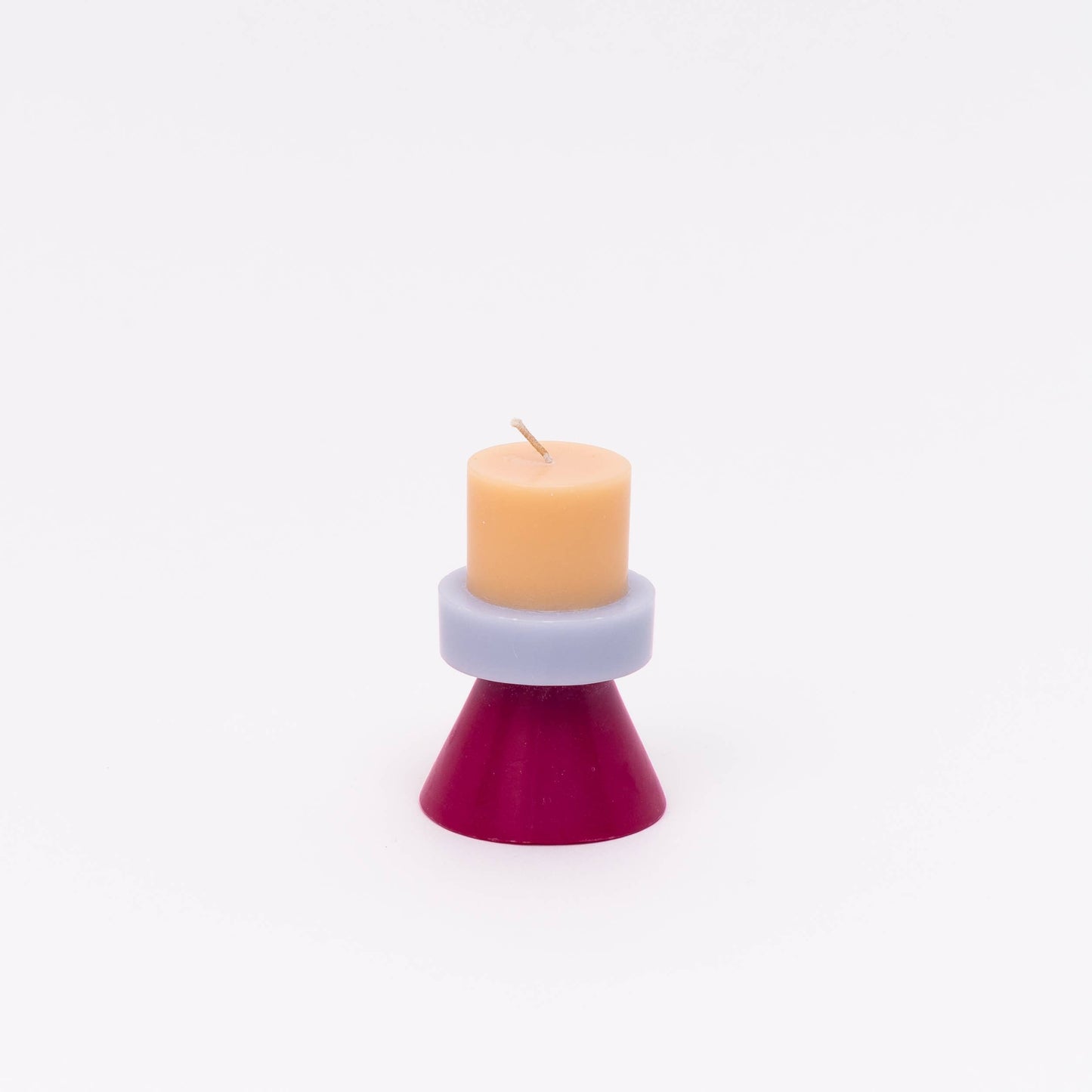 Stack Candle Minin | Peach Lilac Ruby