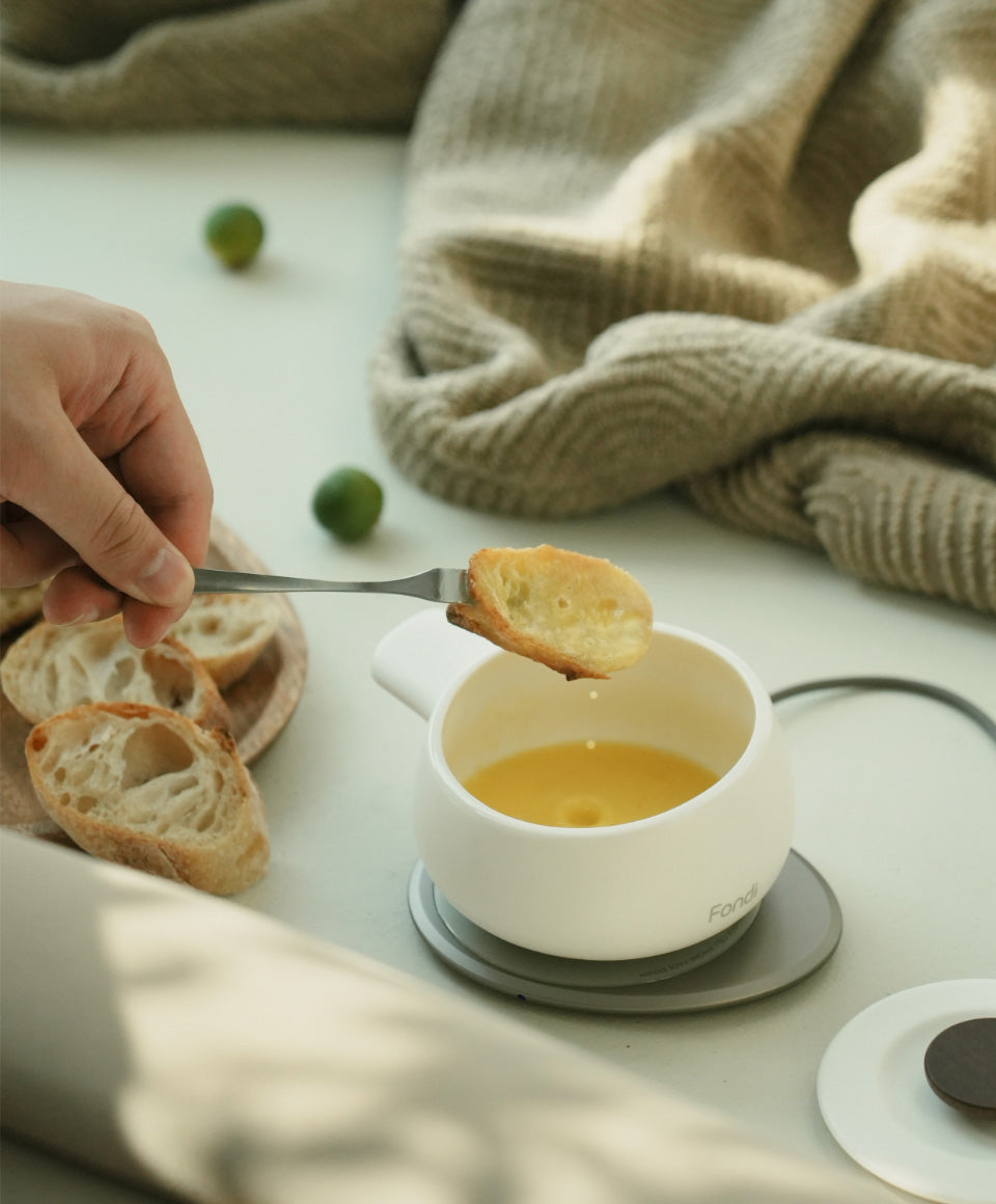 Fondi Self-heating Fondue Set - Rosy Apricot (SD)