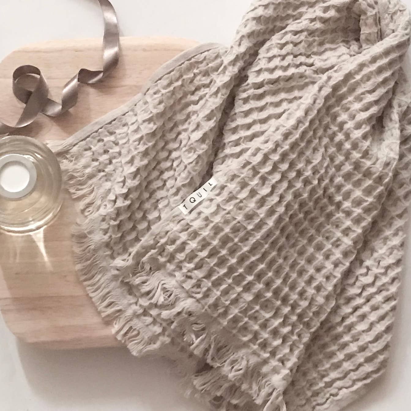 Waffle Soft Hand Towel - Sand