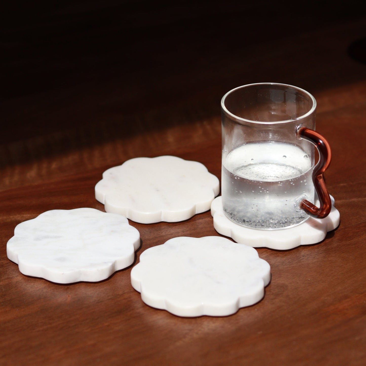 Scallop Marble Coaster