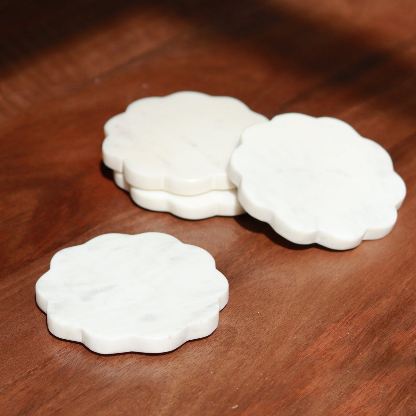 Scallop Marble Coaster