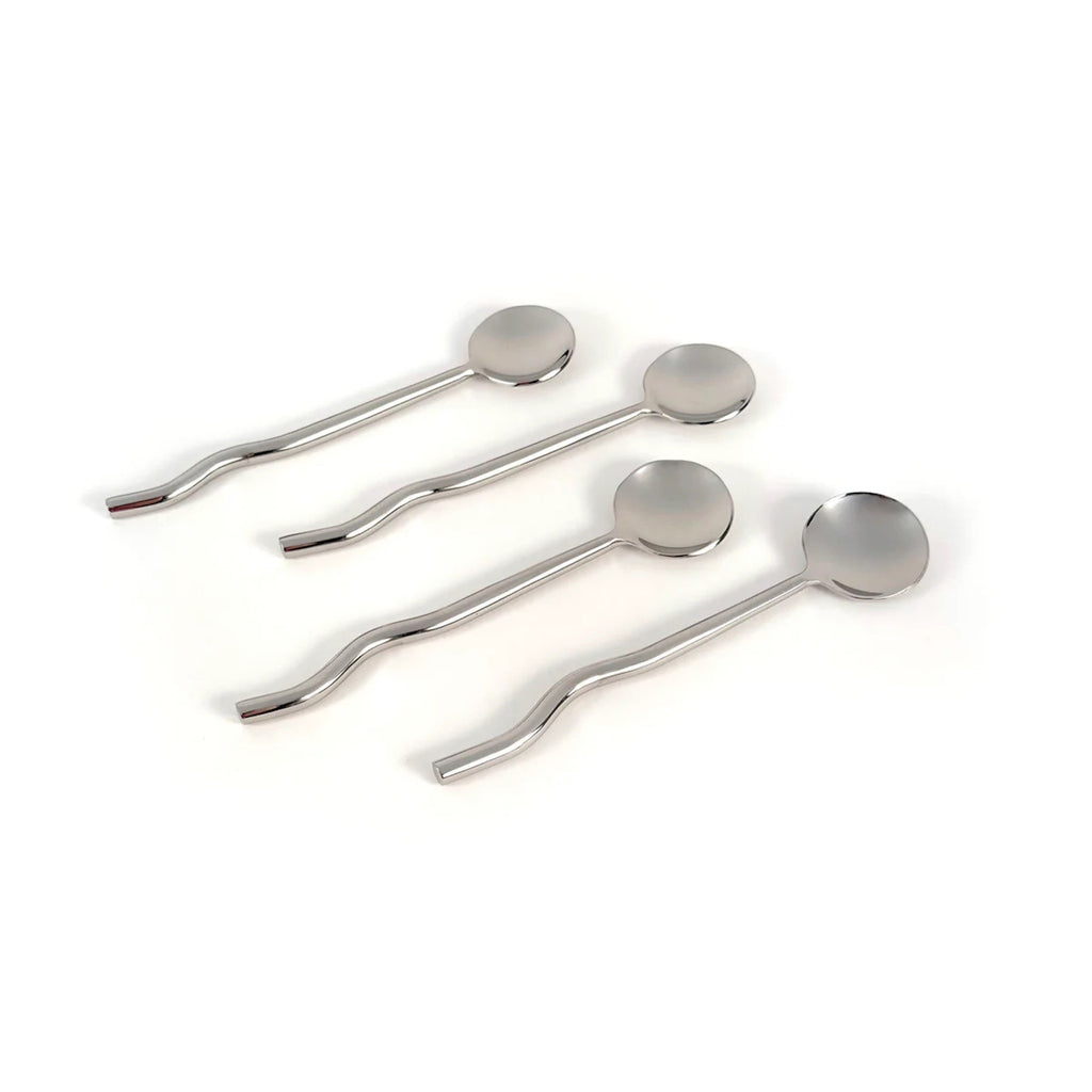Set of 4 Stainless Silver Finish Cutlery