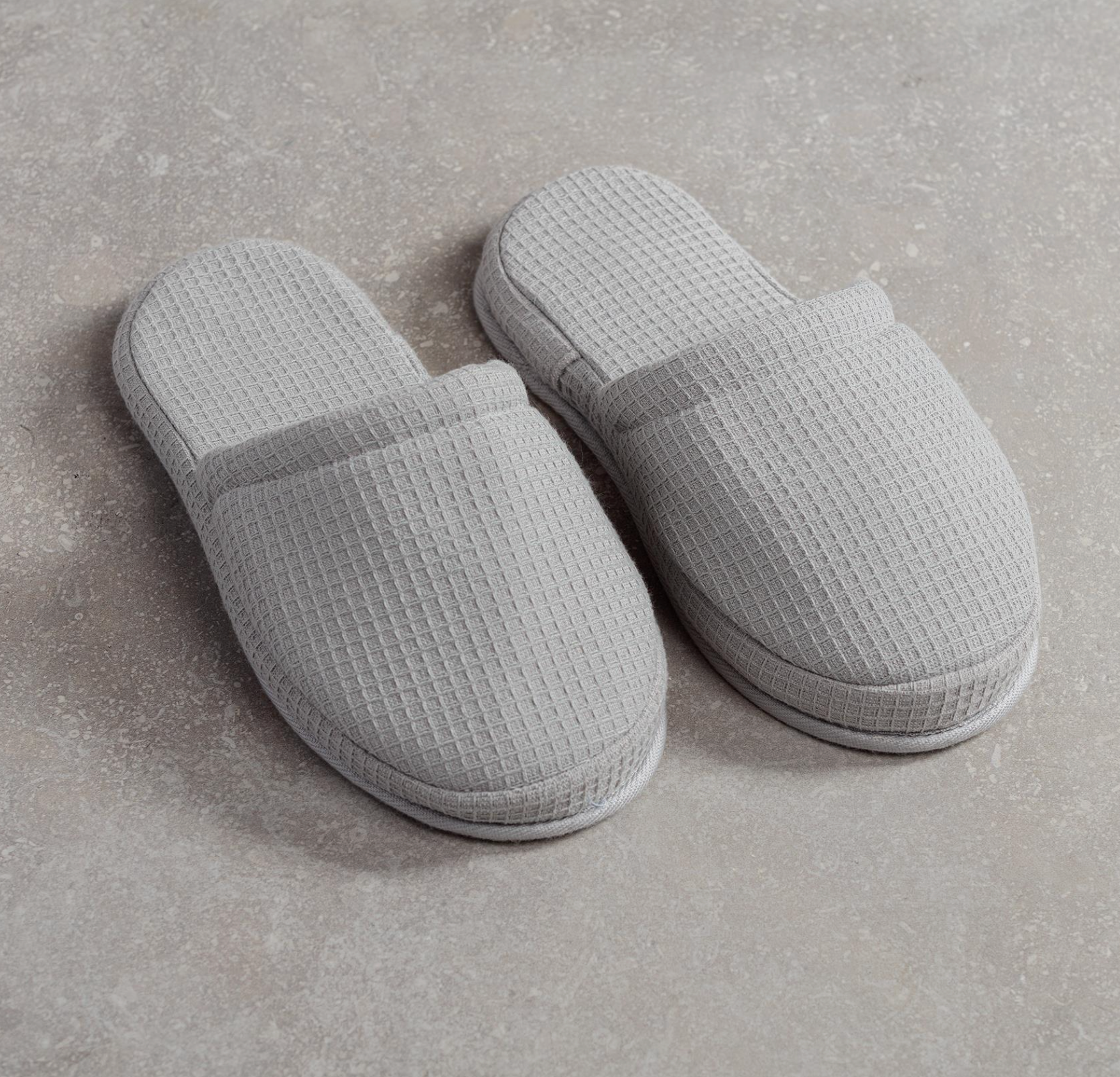 Anthra Grey Waffle Slippers