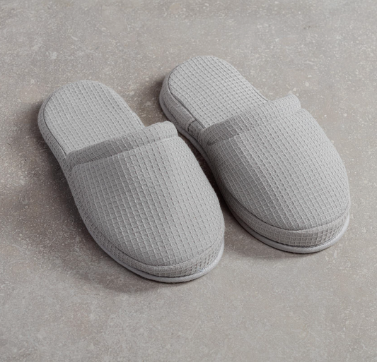 Anthra Grey Waffle Slippers