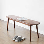 Natural Oak Wood for Dining Bench Table Bench for Living Roo