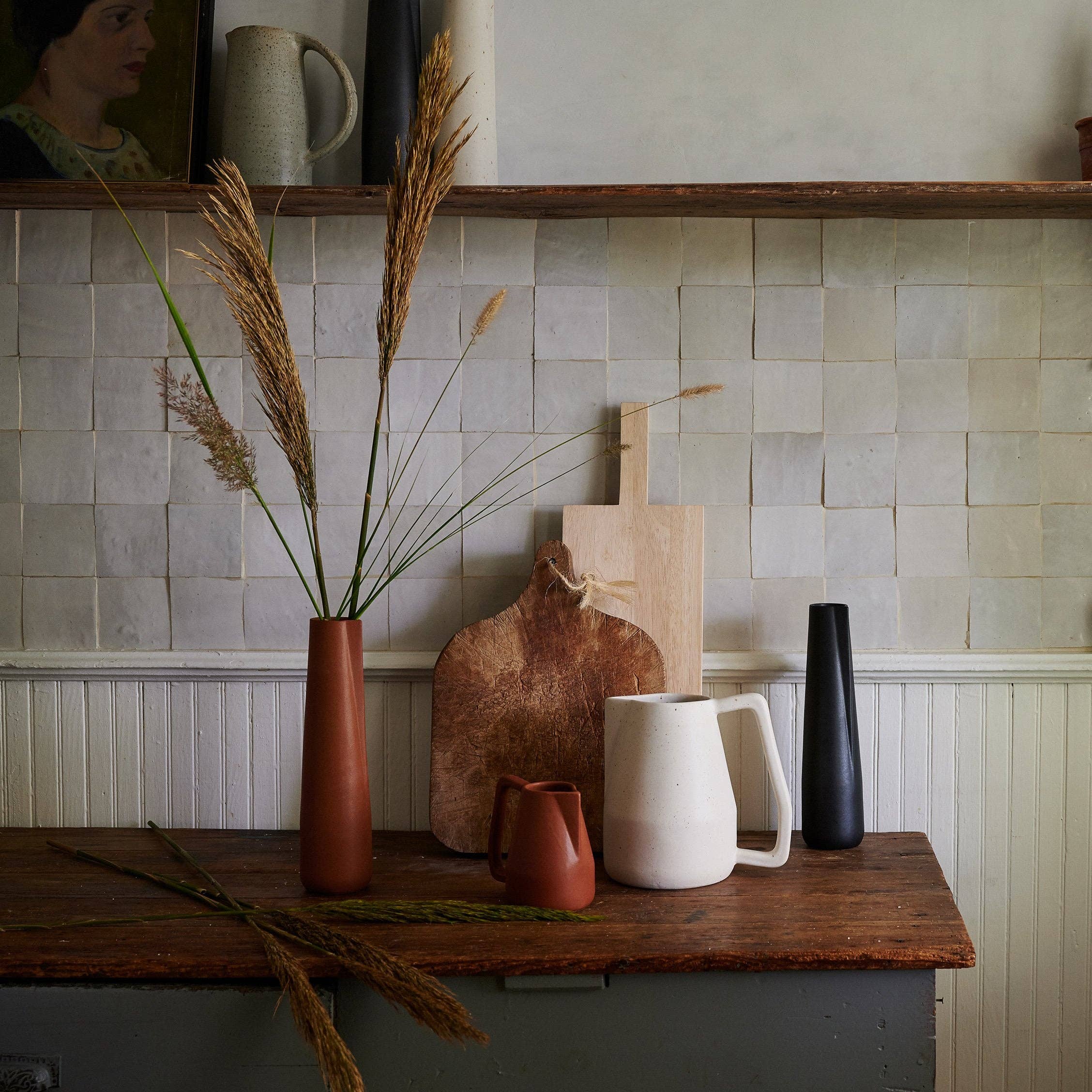 Brown Novah Pitcher: Tall