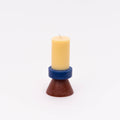 Stack Candle Tall | Banana Navy Chocolate