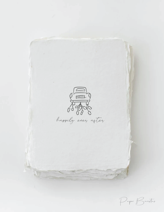 "Happily Ever After" Wedding Greeting Card