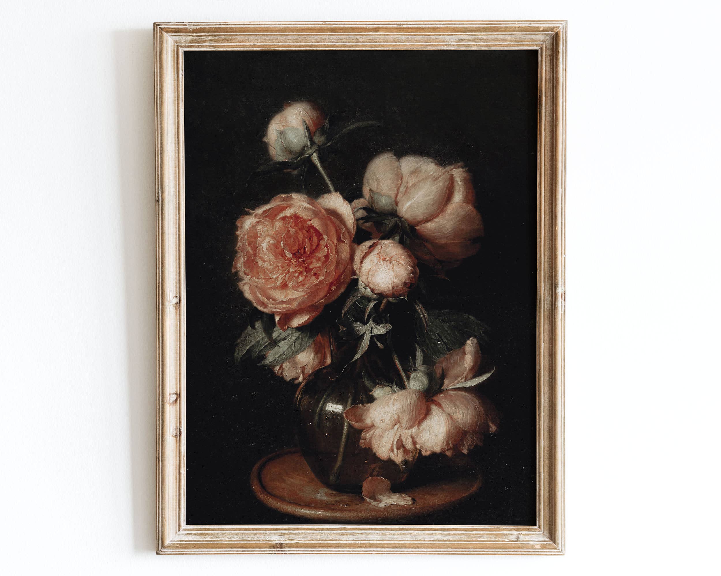 European Flowers Still Life Art Print 20x28 inches | Print Only