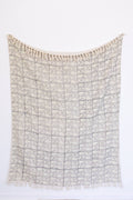 Block Print Paisley Cotton Throw