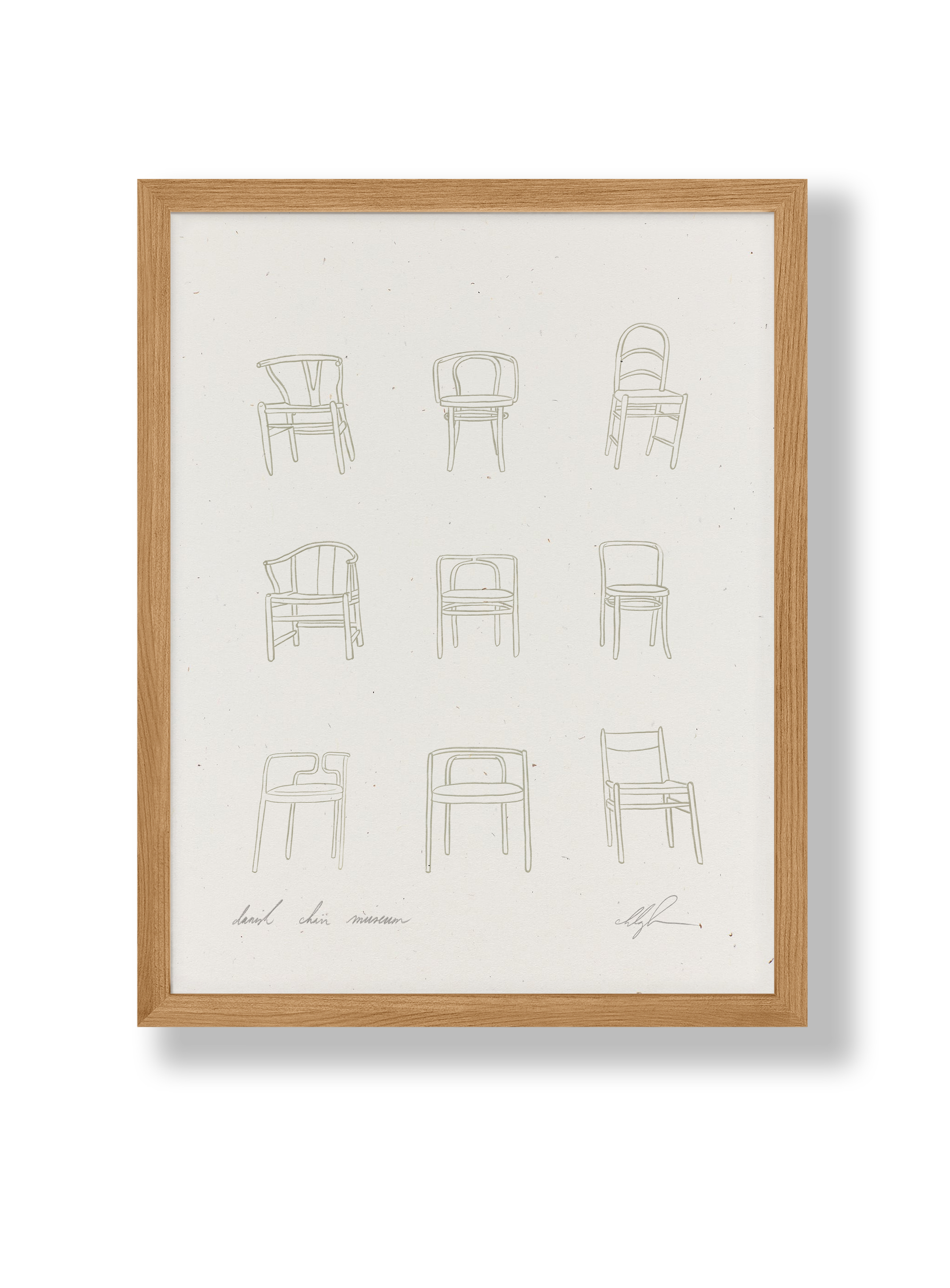 Danish Chair Museum - Artwork Print